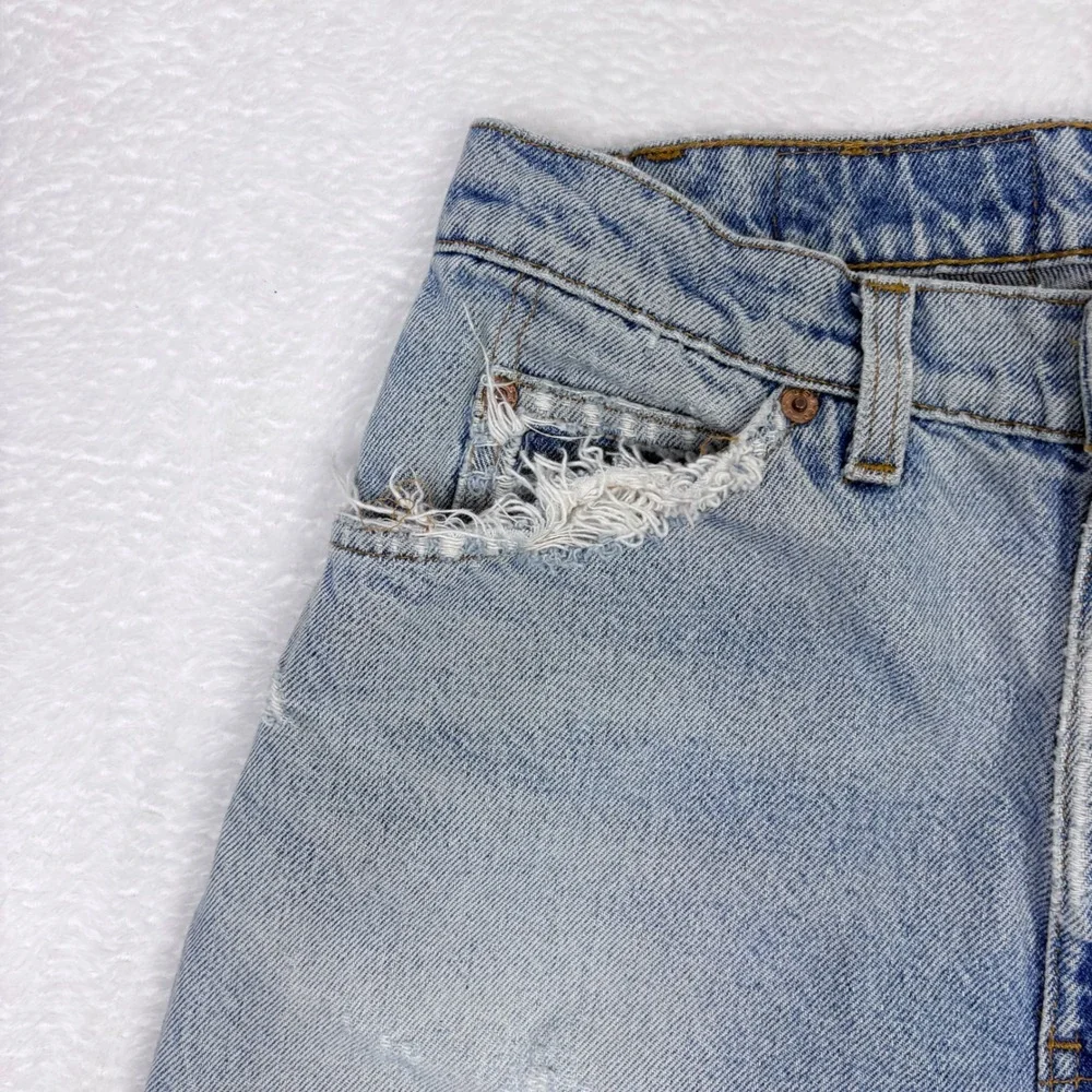 VTG Levi's 560 Jeans 31x30 Measures 29x28 Light Wash Loose Taper Orange Tab 1996